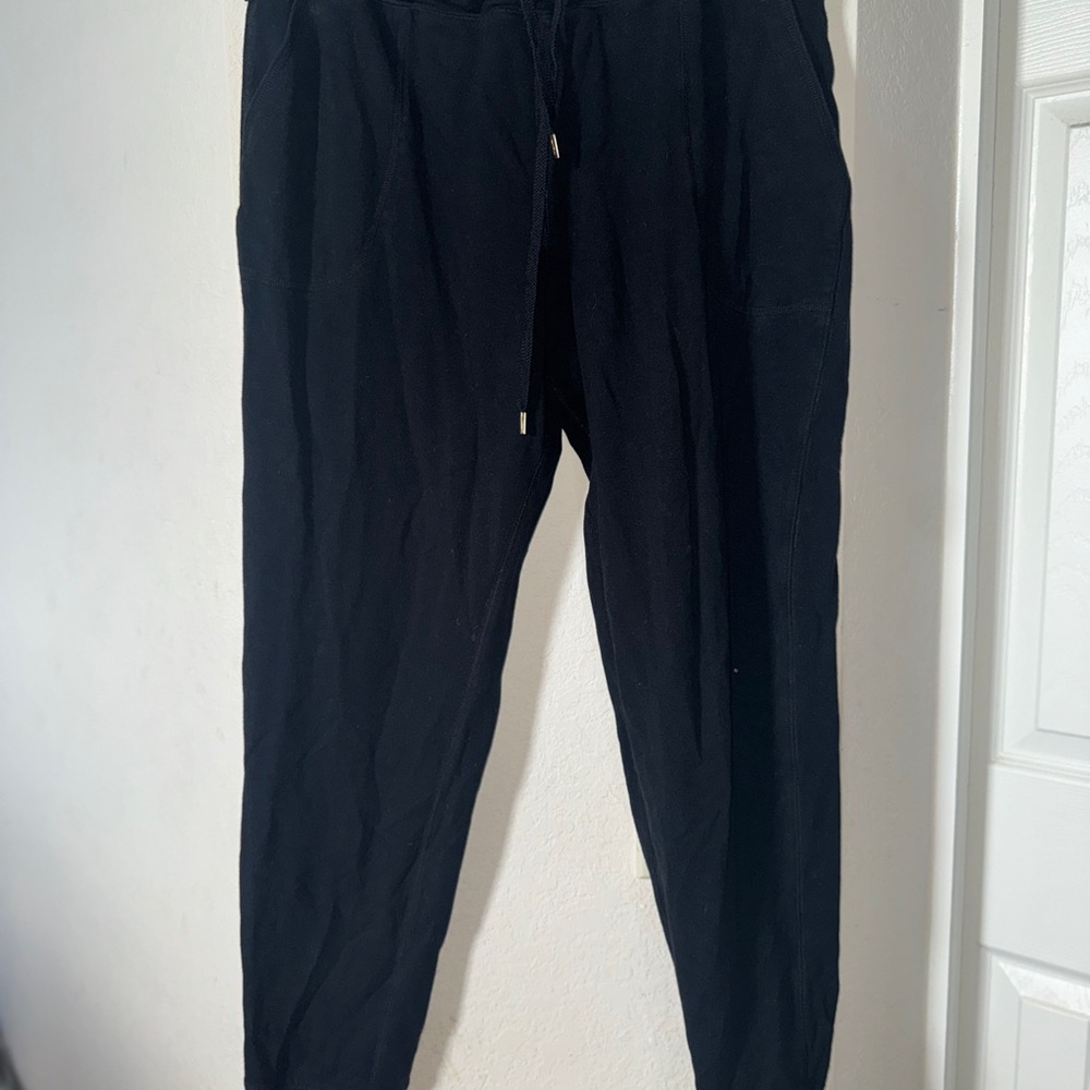 Ralph Lauren Active Black Sweatpants with Elastic Cuffs